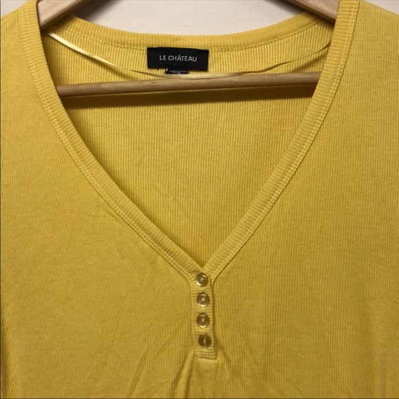 Le Chateau mastard color tee - Picture 2 of 5